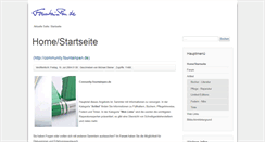 Desktop Screenshot of community.fountainpen.de